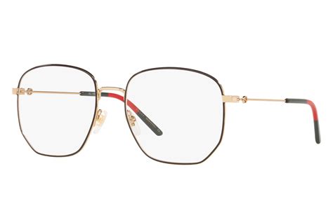 gucci gg0396o 002 gold|Gucci GG0396O Gold Eyeglasses .